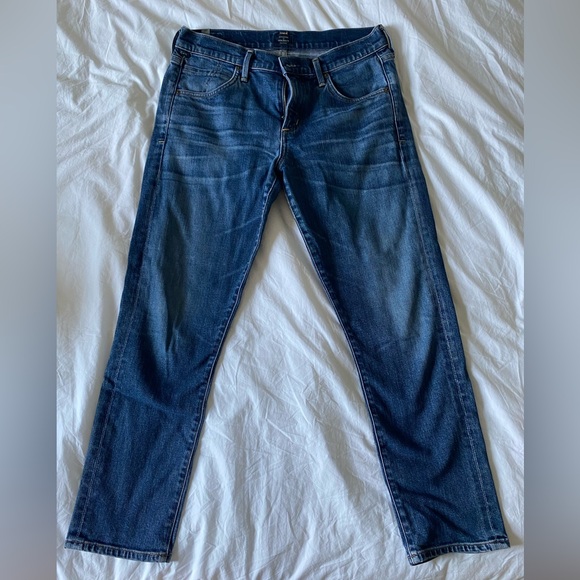 CITIZENS OF HUMANITY Elsa Mid-rise Slim Fit Crop Jeans - 27 - Picture 4 of 8